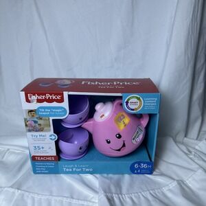 Fisher-Price Laugh Learn Tea For Two‎ Set Teach 6-36 mos BabyToy Pink Purple